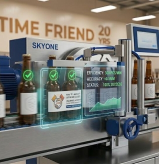 Una máquina etiquetadora hace el trabajo de 50 personas.