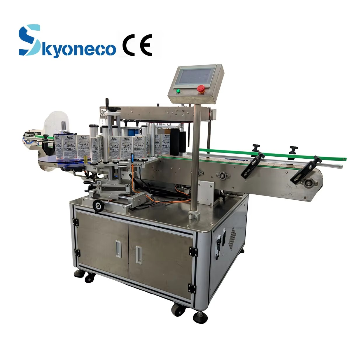 Double Side Automatic Labeling Machine