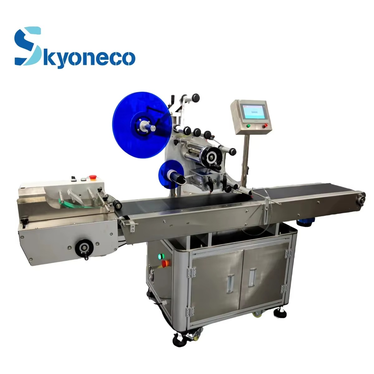 Automatic Flat Surface Labeling Machine With Feeder