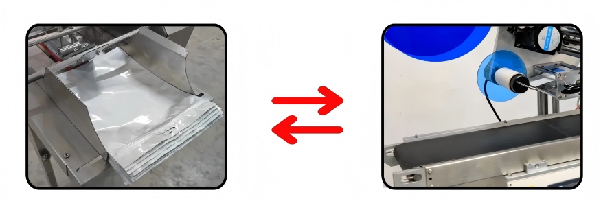 Compare with Flat Labeling Machine (no feeder)