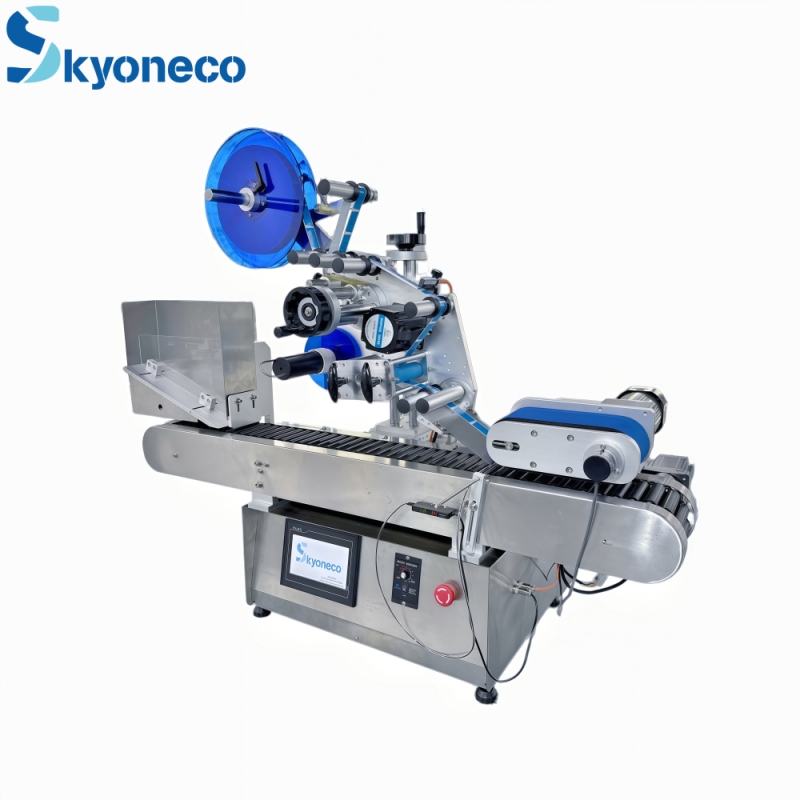 Automatic horizontal labeling machine