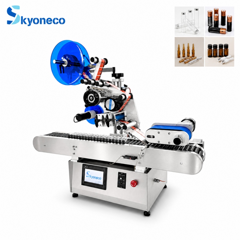 Automatic horizontal labeling machine